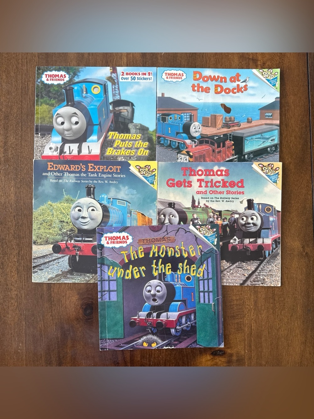 5 Vintage 1989-2010 Thomas & Friends Train Books Read To Me Series Awdry